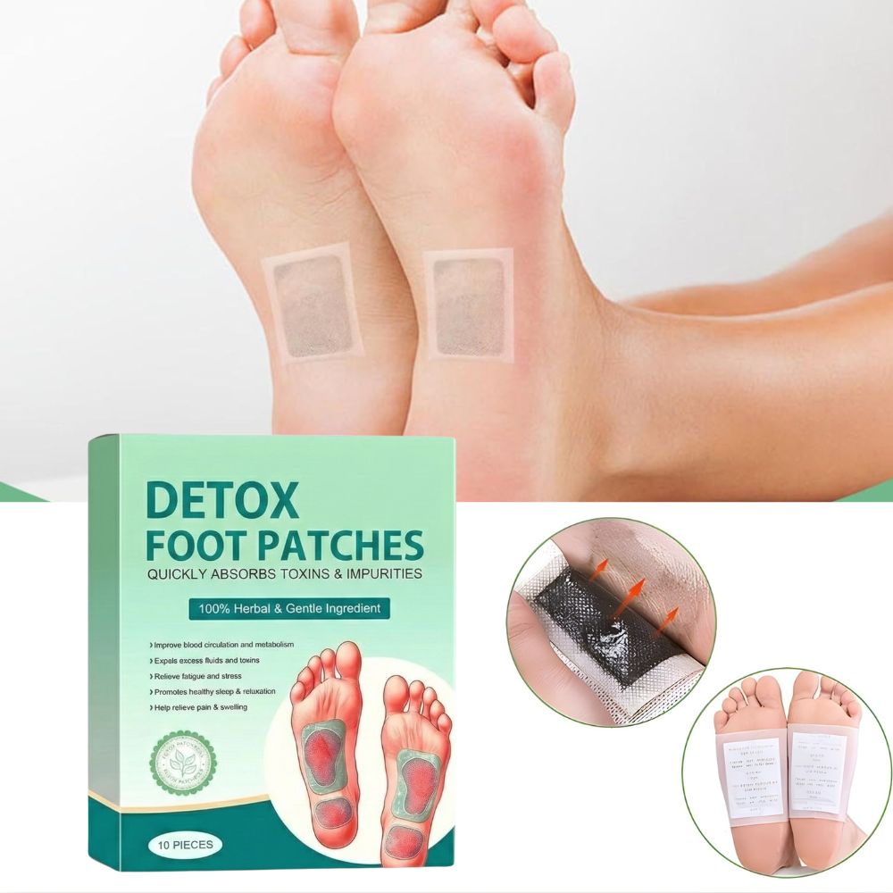 Full Body Detox Foot Patches BUY 10 GET 10 FREE | With FREE 30 Day Full Body Detox Guide eBook