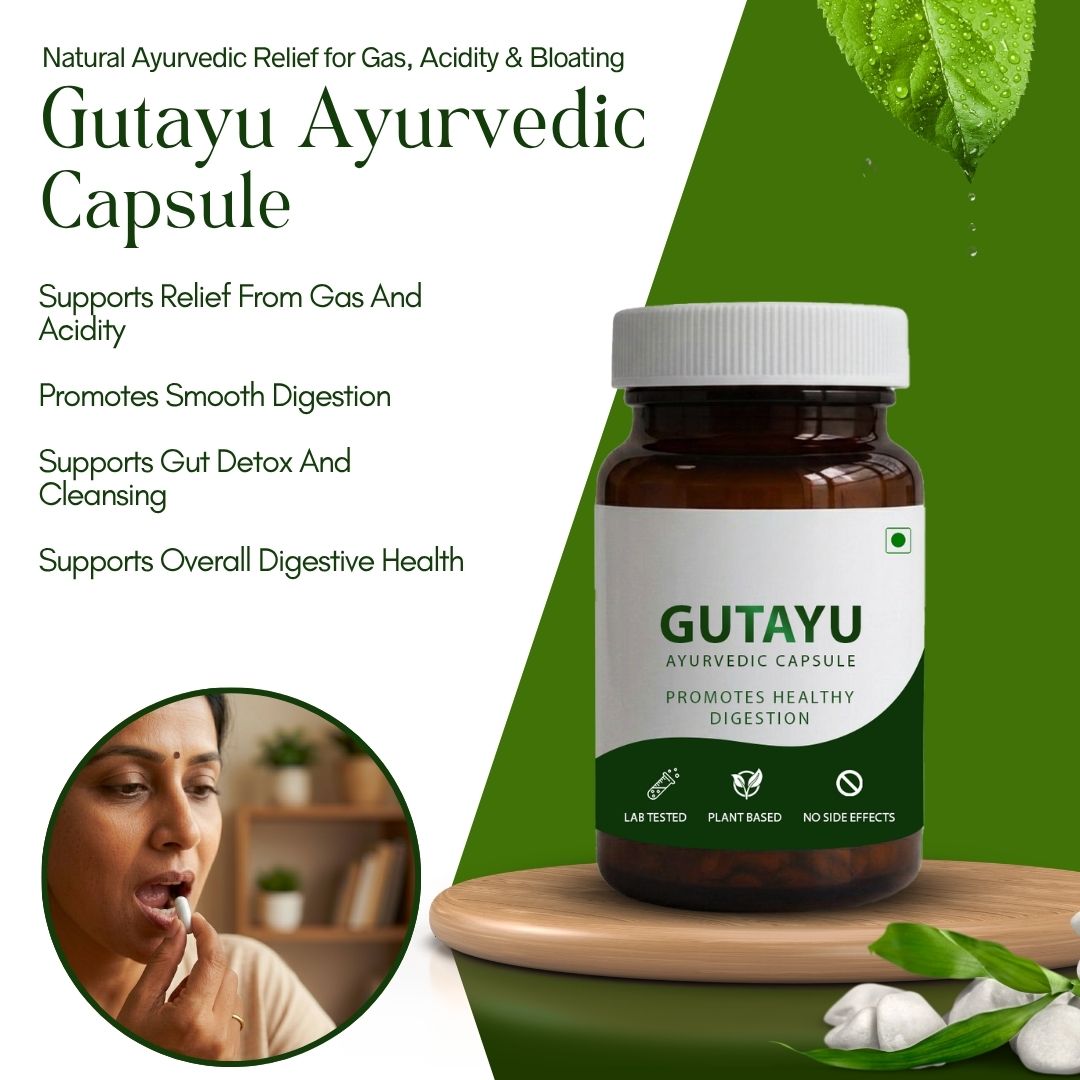 Gutayu Ayurvedic Capsule | FREE 30 Day Full Body Detox Guide eBook