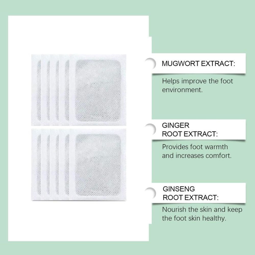 Full Body Detox Foot Patches BUY 10 GET 10 FREE | With FREE 30 Day Full Body Detox Guide eBook